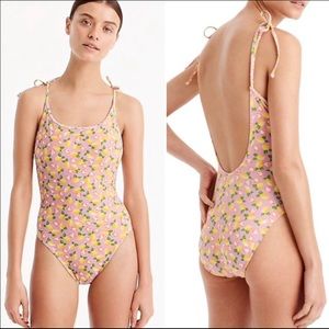 J.Crew lemon swimsuit, size 4, new with tags